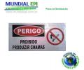 PLACA DE SINALIZAÇÃO ADESIVA PARA FICSAÇÃO 30CM X 15CM x 1,0MM PLACA DE SINALIZAÇÃO ADESIVA PARA FICSAÇÃO 30CM X 15CM x 1,0MM